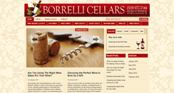Desktop Screenshot of borrellicellars.com