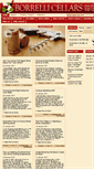 Mobile Screenshot of borrellicellars.com